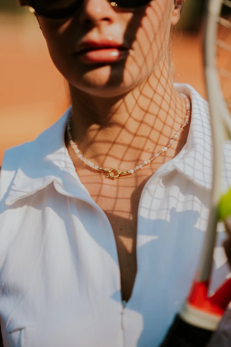 ZILIA Ashley Crystal Stříbrný 935 Náhrdelník