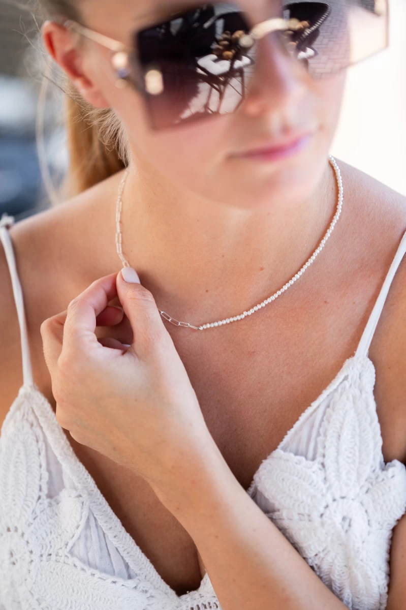 ZILIA Saona Pearl Stříbrný náhrdelník