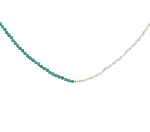 ZILIA Turquoise Mist Stříbrný náhrdelník