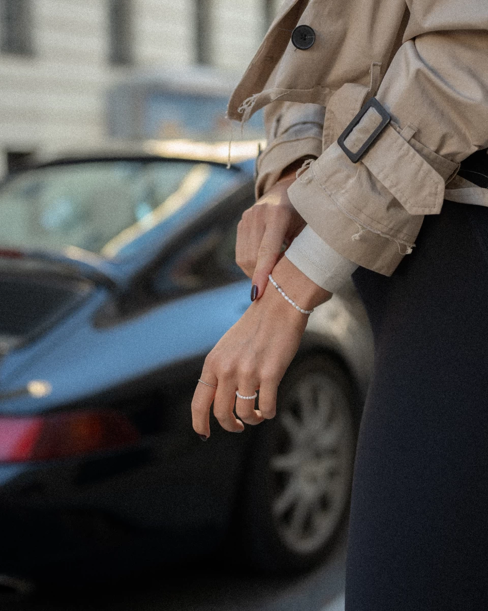 Vodní Perly 925 Sterlingové Stříbro Náramek