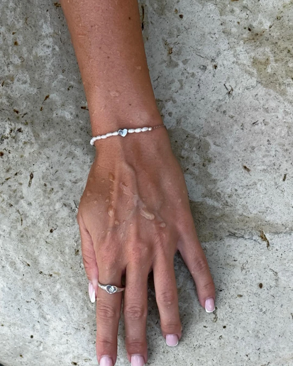 ZILIA Grace Heart Stříbrný náramek