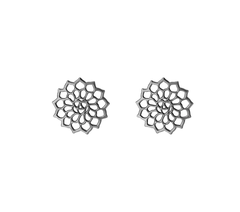 ZILIA Mandala Stříbrné náušnice