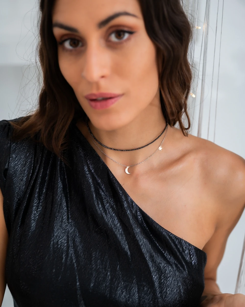 ZILIA Moon Stříbrný náhrdelník