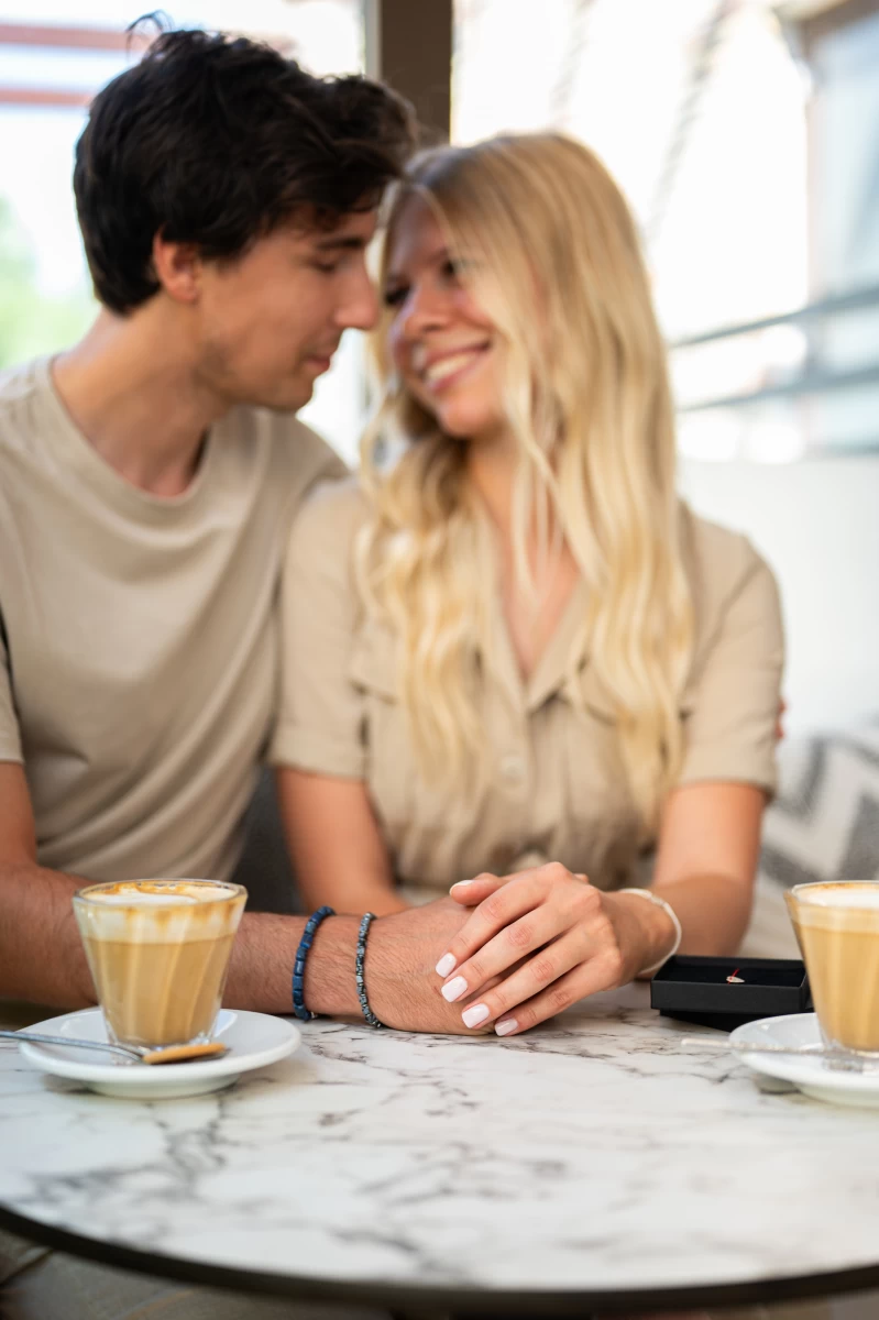 Náramek ze stříbra 925 s obsidiánem