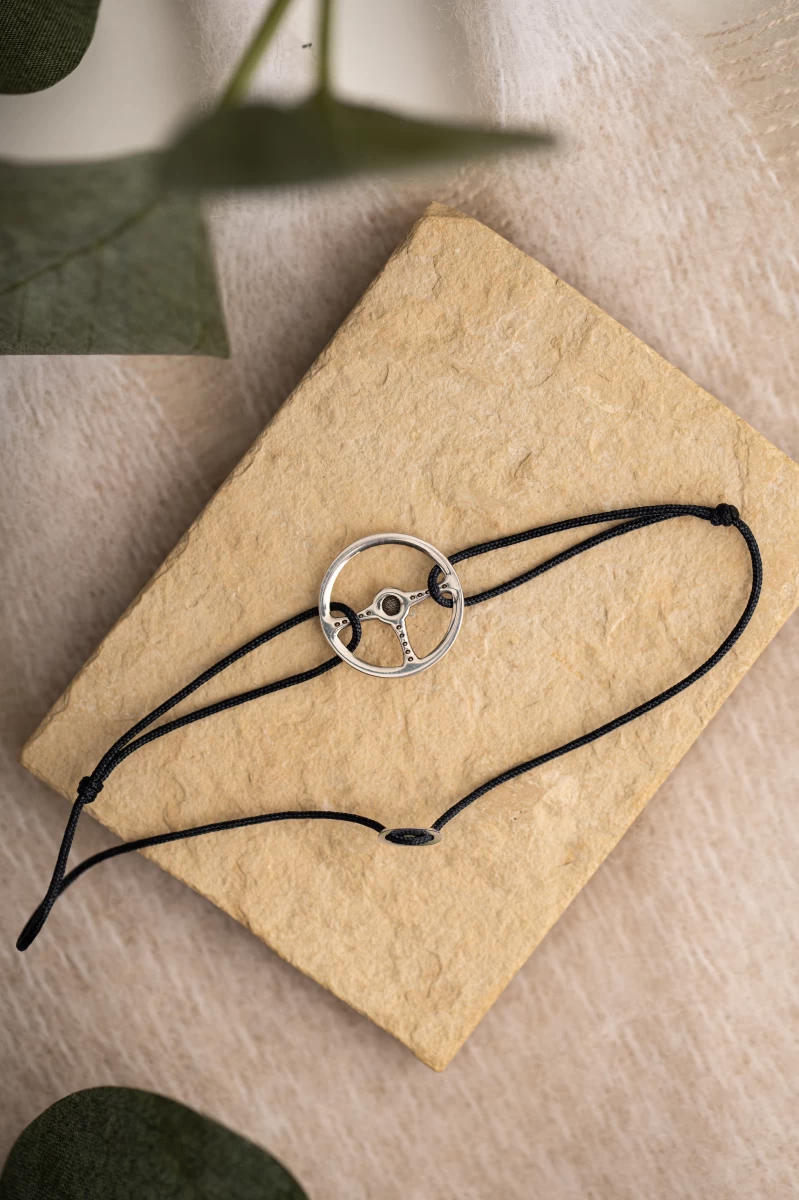 Pánský náramek volant z růžového zlata