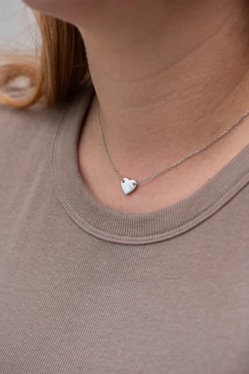 ZILIA Heart Stříbrný náhrdelník