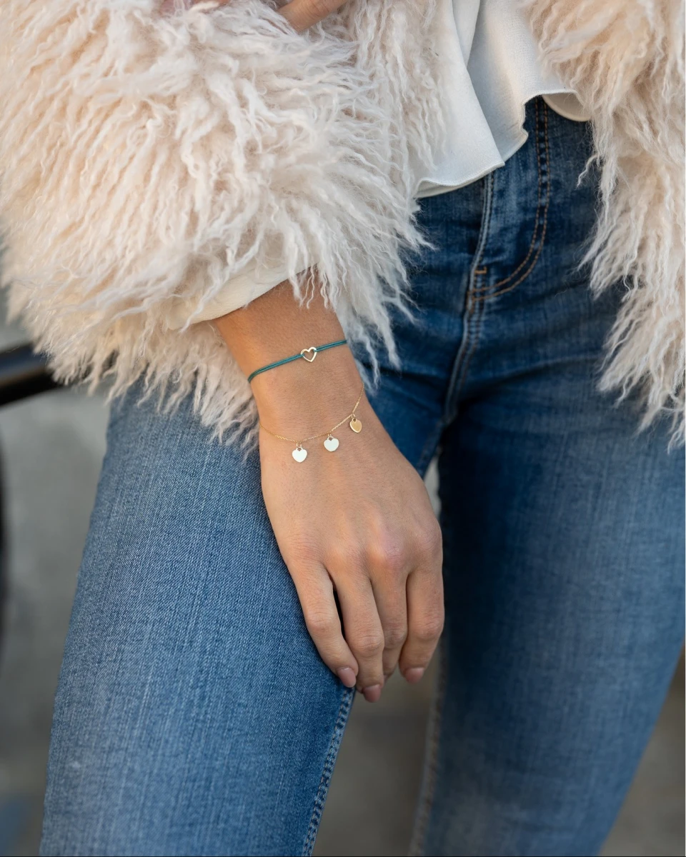 ZILIA Hearts Zlatý náramek