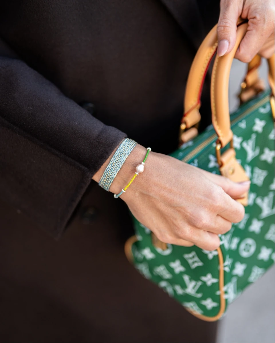 ZILIA Green Serenity Stříbrný náramek