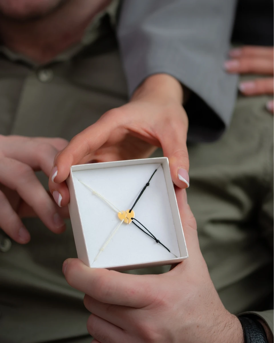 Stříbrný náramek lásky pro páry