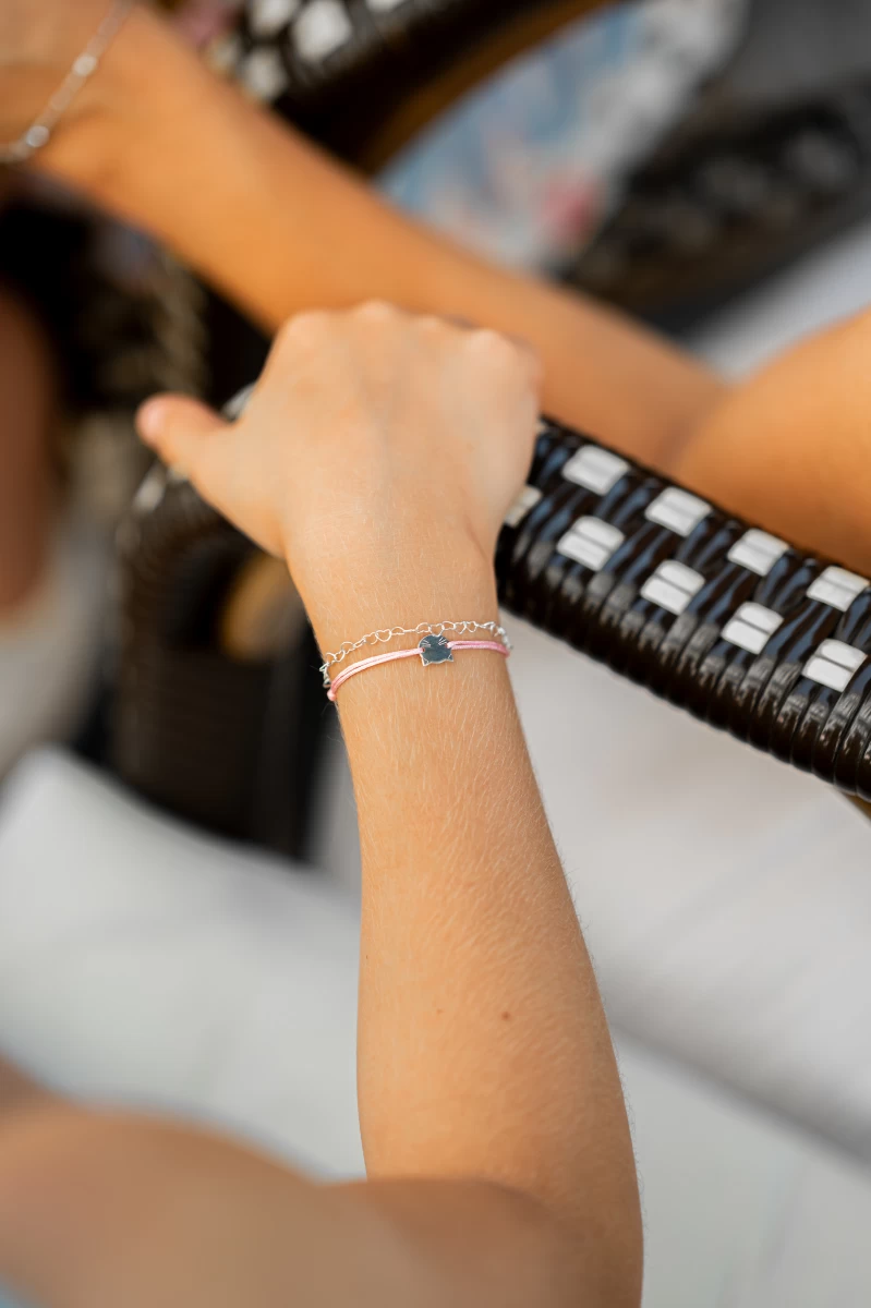 Zlatý 585 Thread Náramek ZILIA Kitty Baby