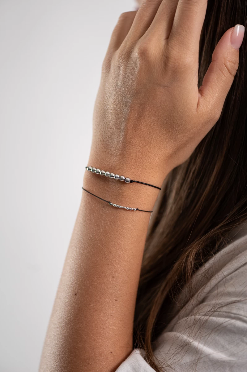 ZILIA Morse Love Stříbrný náramek