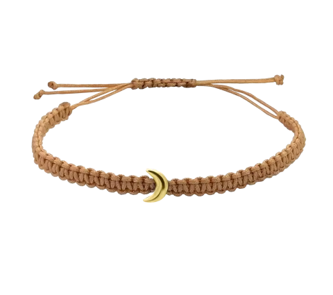 ZILIA Macrame Moon Stříbrný náramek