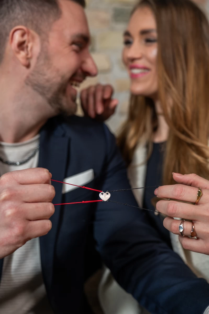 Zlatý 585 Couple Náramek ZILIA Best Friends