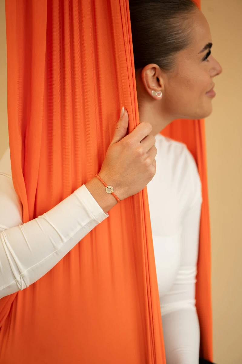 Makramé náramek sakrální fakta růžové zlato