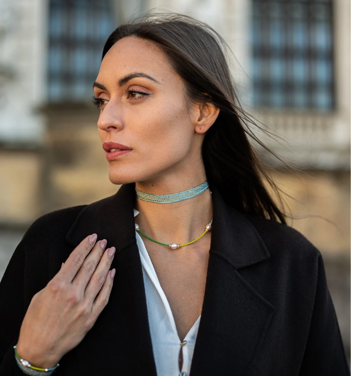 ZILIA Green Serenity Stříbrný náhrdelník