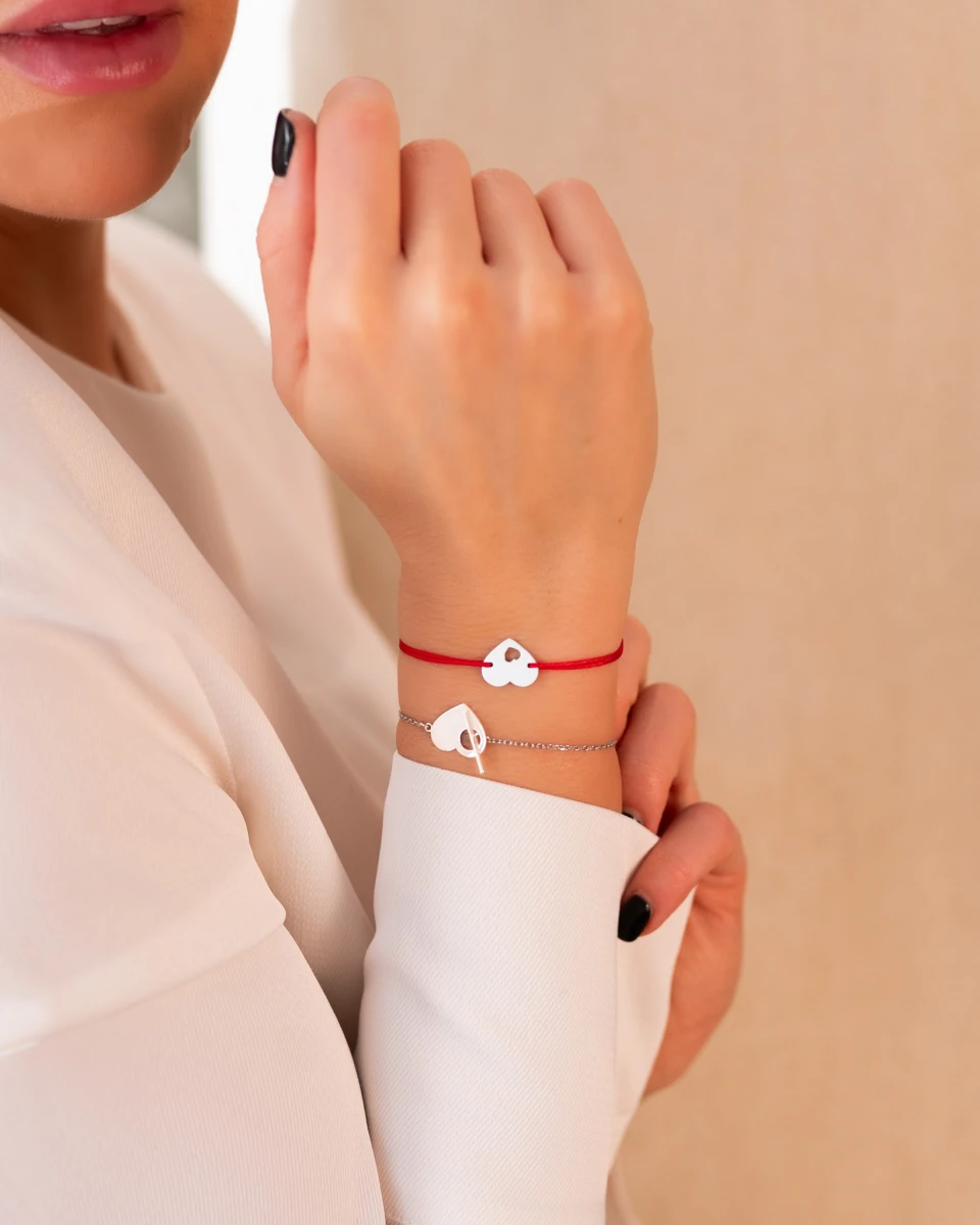 ZILIA Léa Heart Stříbrný náramek