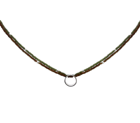 ZILIA Design Fall Circle Stříbrný náhrdelník