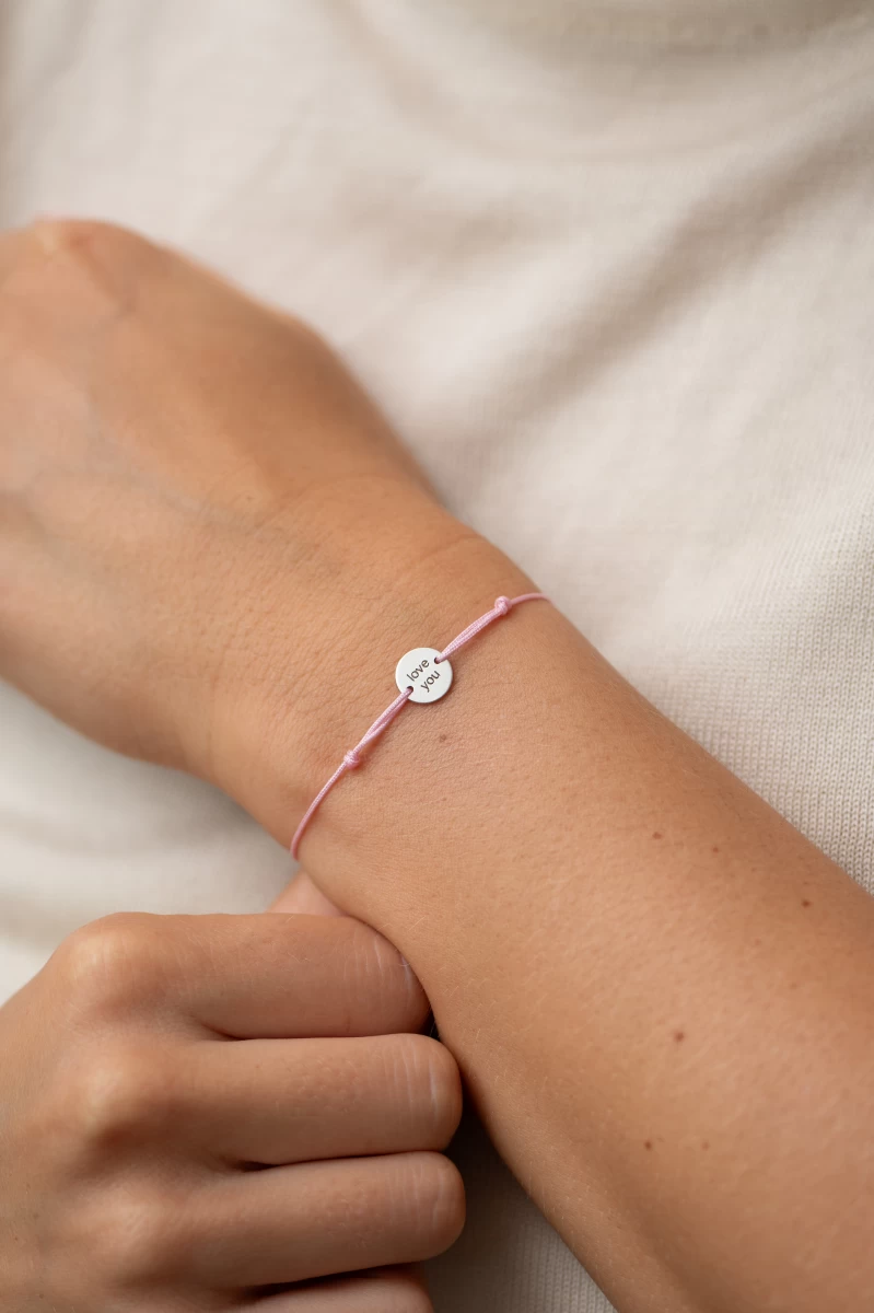 ZILIA Love You Baby Zlatý 14K Thread Náramek