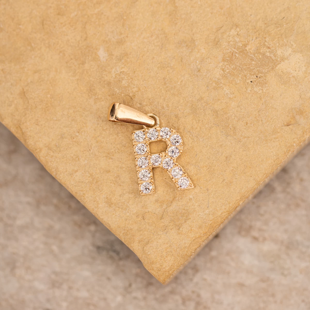 ZILIA Letter Élise Zlatý náhrdelník 