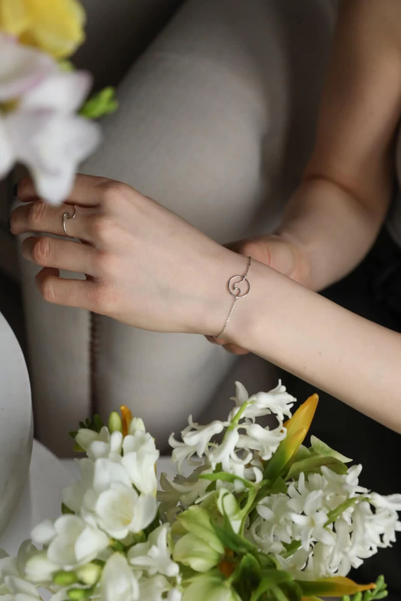 ZILIA Wave Stříbrný náramek