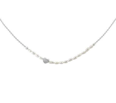 ZILIA Grace Heart Stříbrný náhrdelník