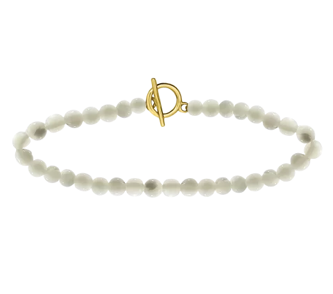 ZILIA Rosaline Pearl Stříbrný kotníkový náramek