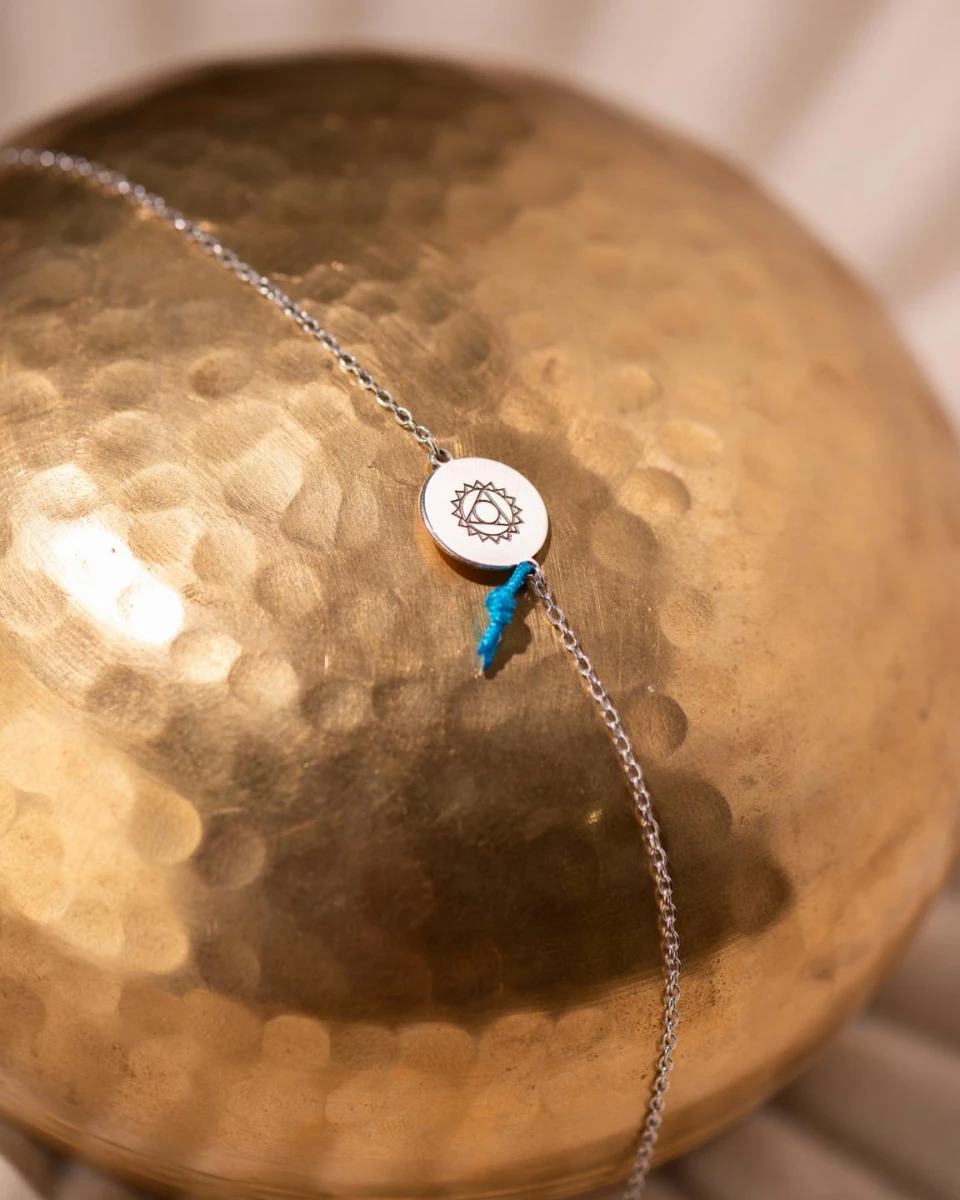 ZILIA Throat Chakra Zlatý náramek