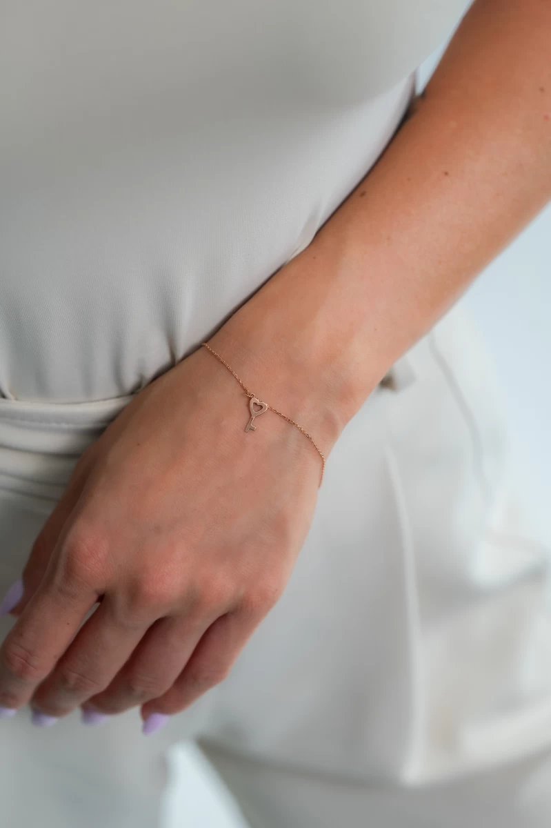 Zlatý náramek ZILIA Lock