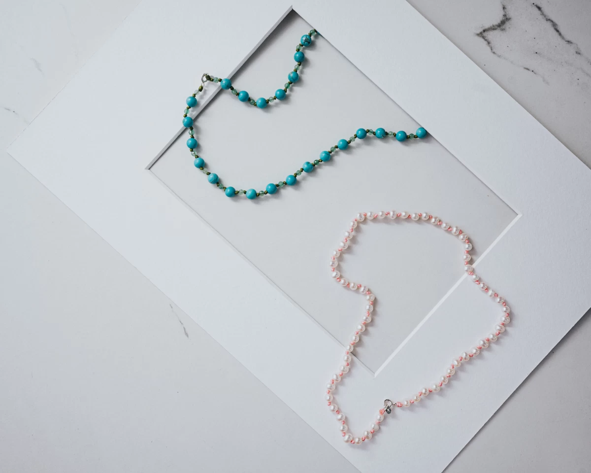 ZILIA Twist Turquiose Stříbrný náhrdelník