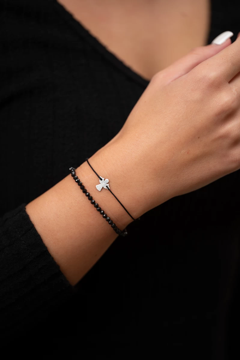 Stříbrný náramek ZILIA Gemstone Spinell