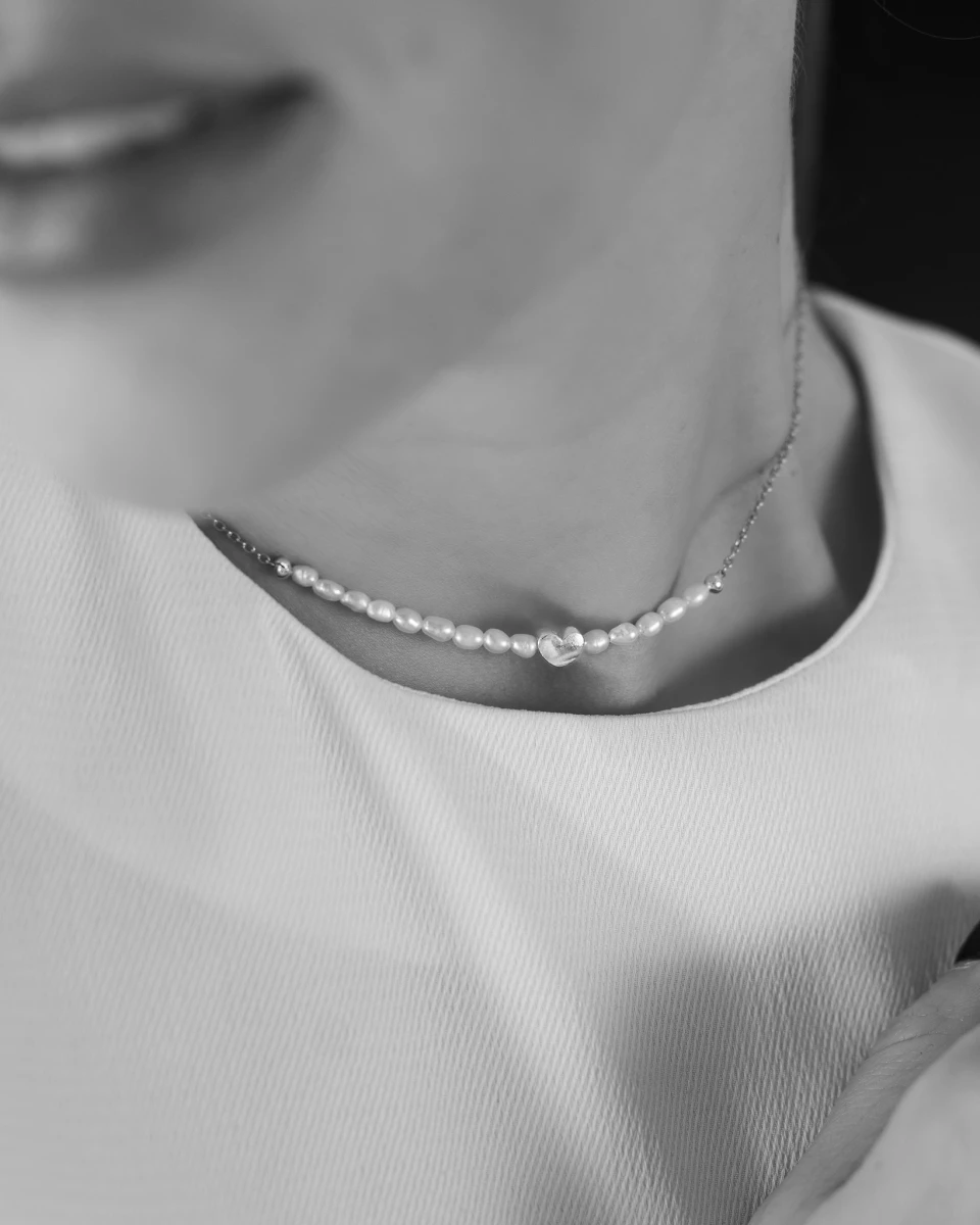 ZILIA Grace Heart Stříbrný náhrdelník