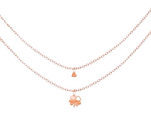 Zlatý náhrdelník ZILIA Luck & Love