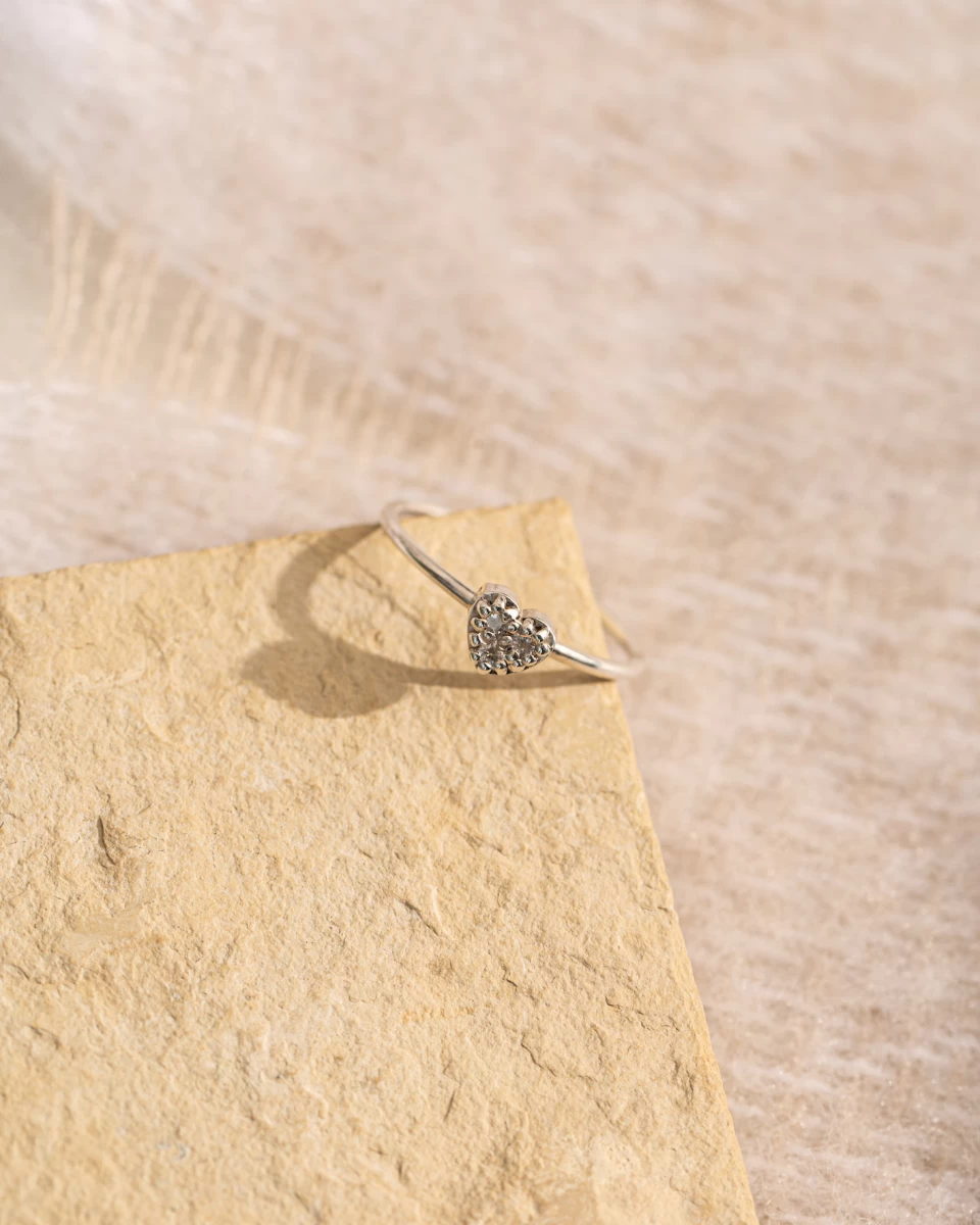 Zlatý prsten ZILIA Chloee Heart