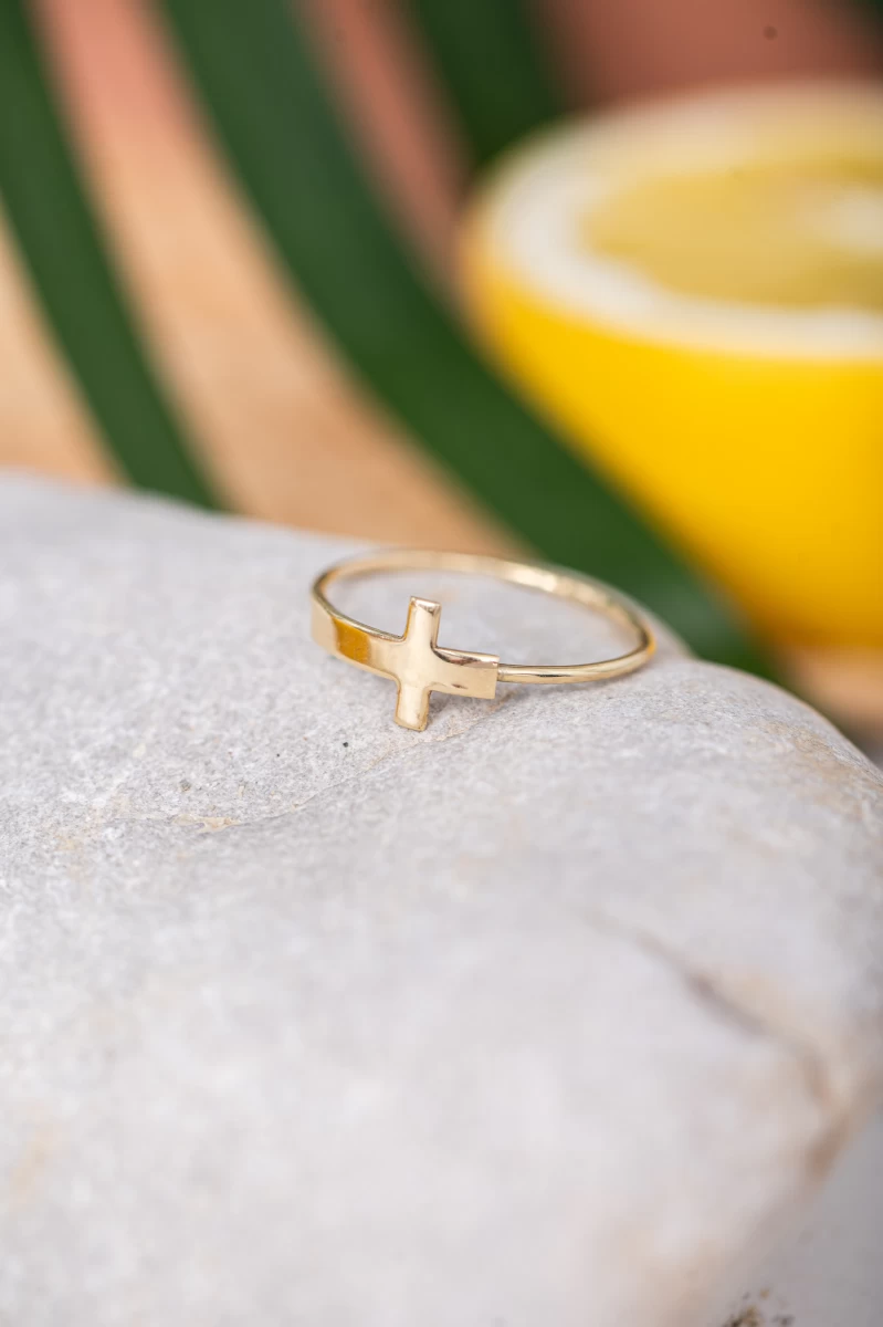 Stříbrný prsten ZILIA Cross