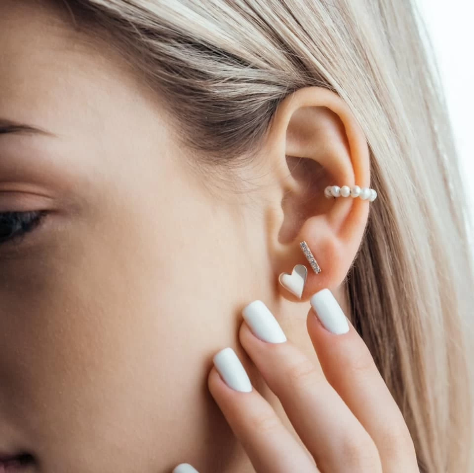 Zlatá ZILIA Stream Pearl záušnice