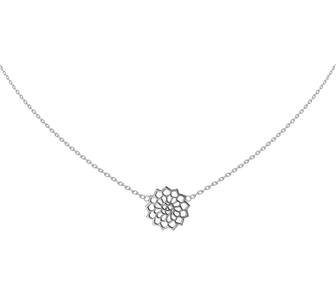 ZILIA Mandala Stříbrný náhrdelník