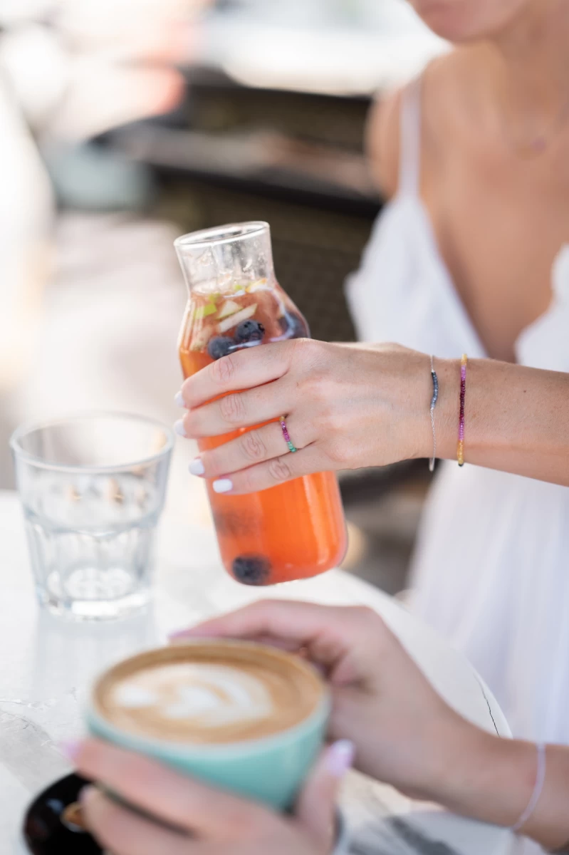 ZILIA Rayfield Emarald Ruby Sapphire Stříbrný náramek