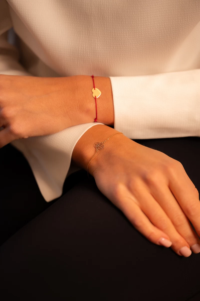 Stříbrný náramek Fatima