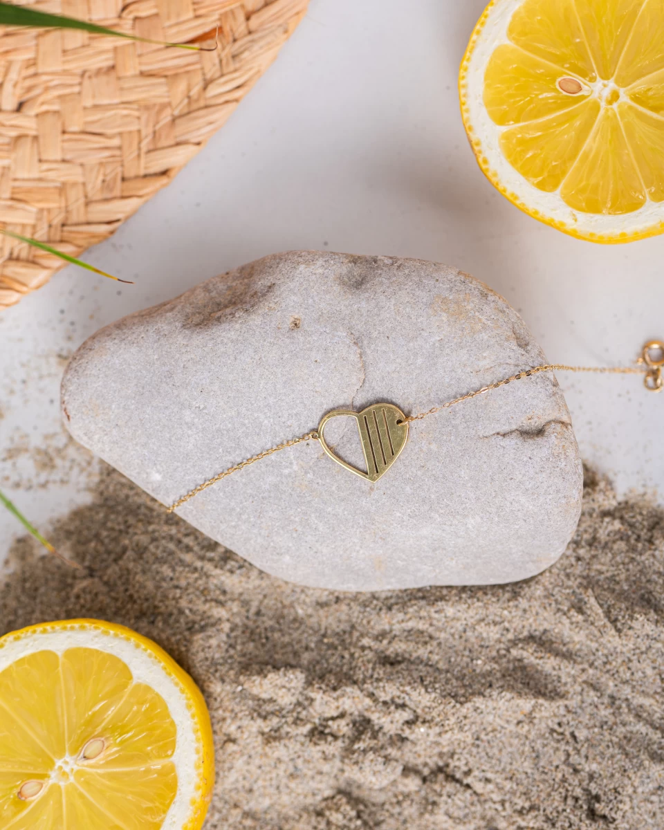 Stříbrný náramek ZILIA Heart