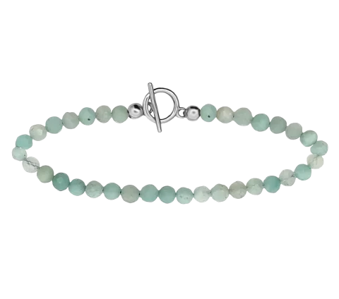 ZILIA Rosaline Stříbrný  Mineral Náramek