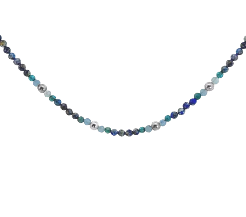 ZILIA Violet Stříbrný náhrdelník