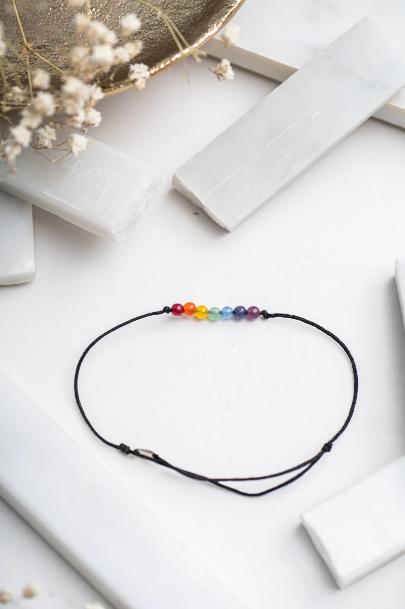 Náramek ze sedmi minerálů čaker