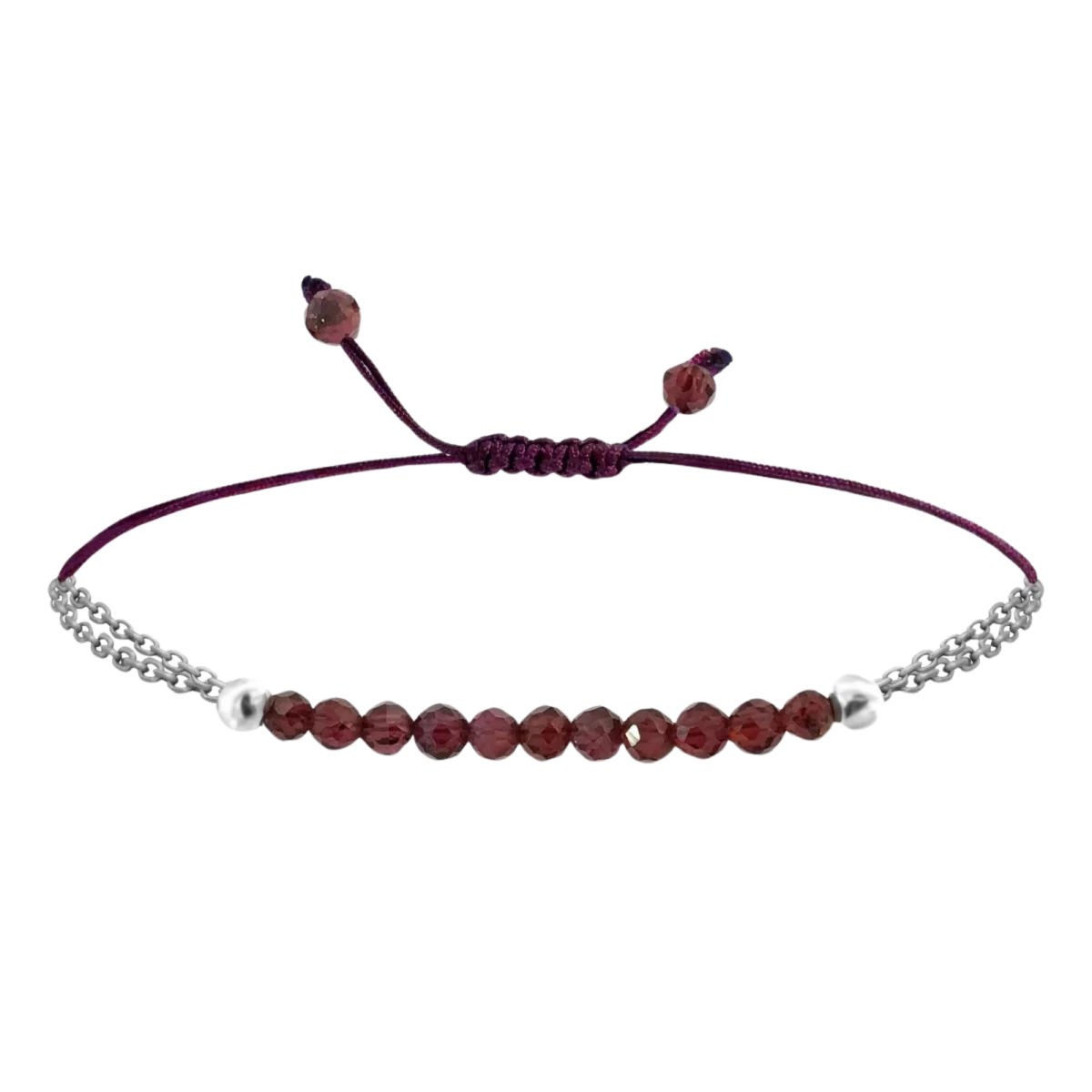 Minerální náramek granát