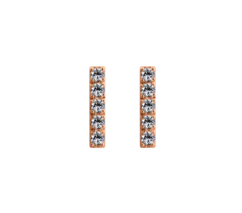 Zlaté náušnice ZILIA Diamond Chloee 5