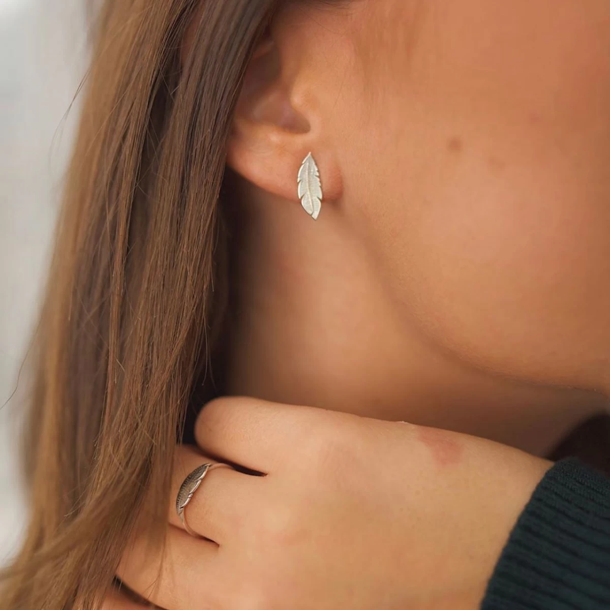 ZILIA Feather Stříbrný prsten