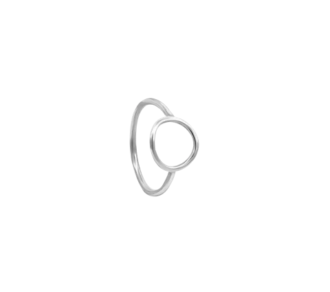ZILIA Contour Circle Stříbrný 925 Midi Prsten