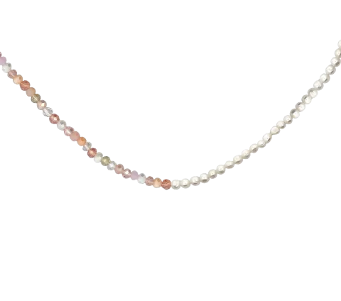 ZILIA Ashley Crystal Pearl Stříbrný 935 Náhrdelník