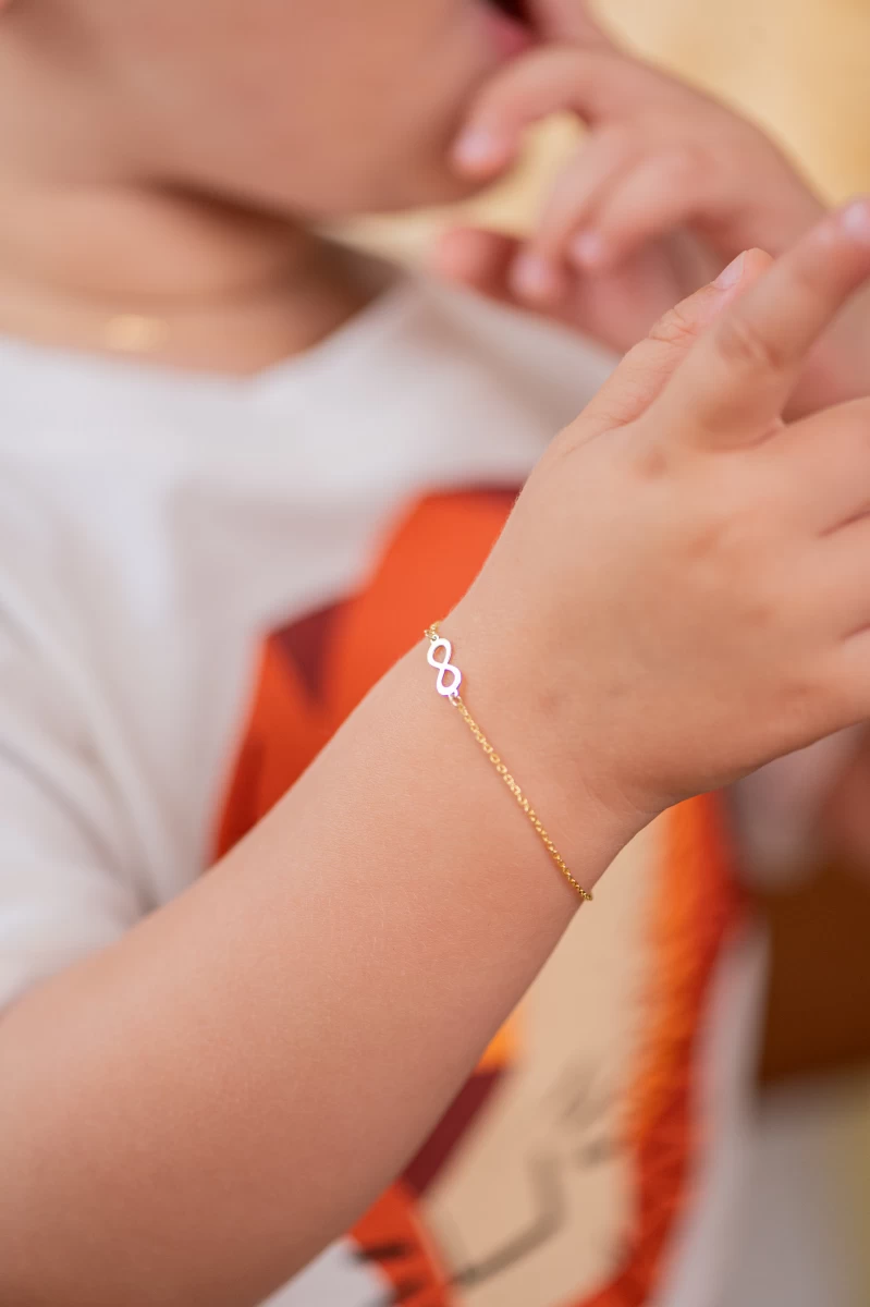 Zlatý náramek ZILIA Infinity Baby