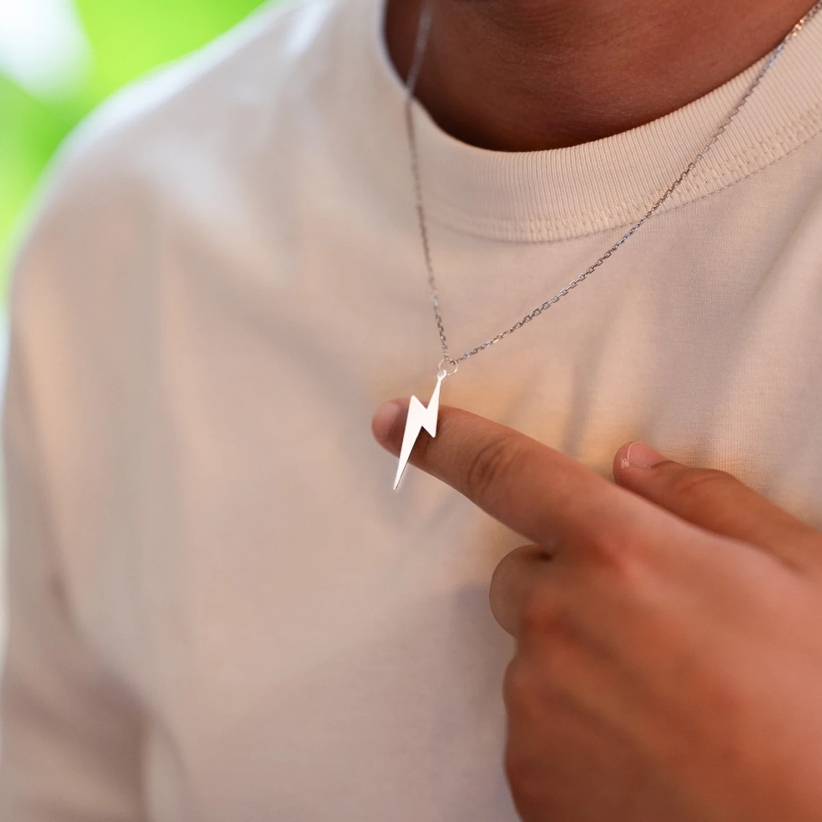 ZILIA Man Flash Stříbrný náhrdelník