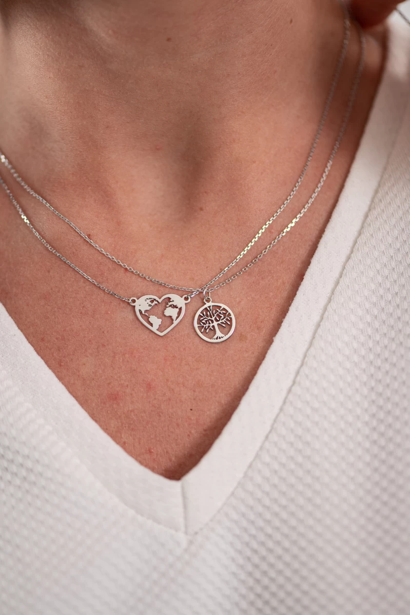 ZILIA Travel Love Stříbrný náhrdelník